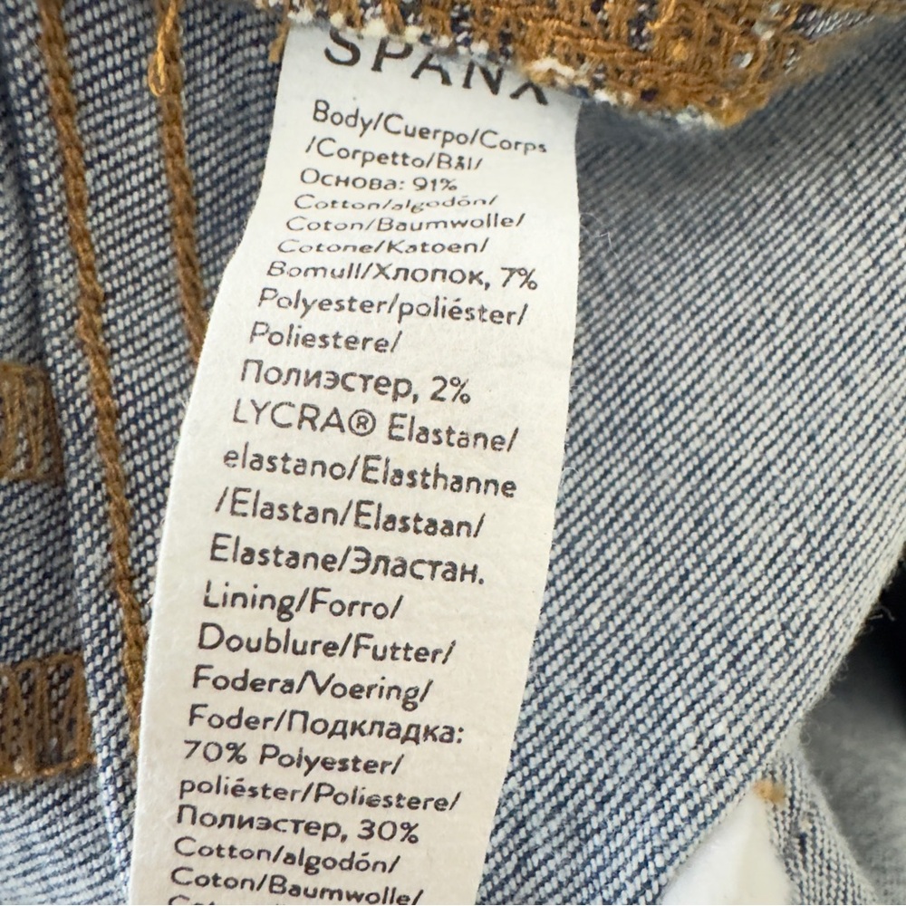 Spanx Vintage Indigo Large 4 Way Stretch High Rise Flare Pull On Jeans … - Picture 8 of 8